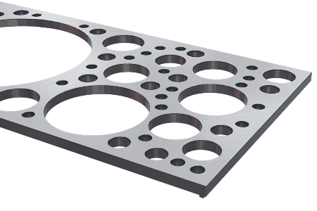 Изображение вырезанного листового металла